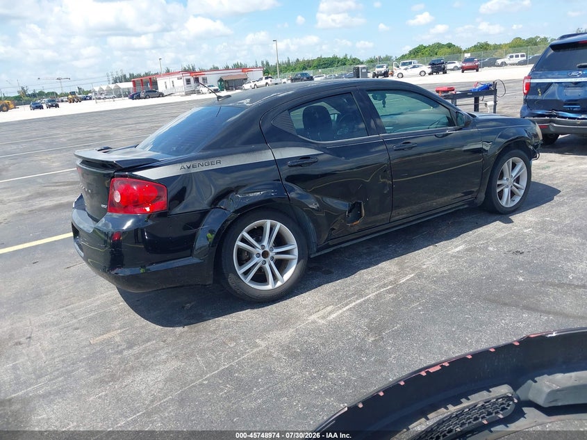 Vin: 1c3cdzcg8en149253, lot: 46247696, dodge avenger sxt 20144