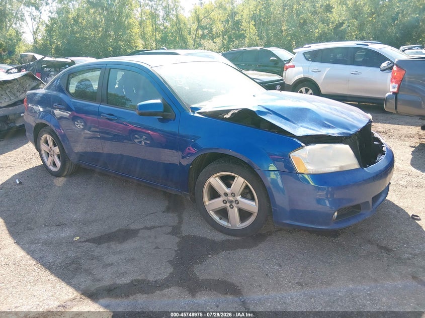 Vin: 1c3cdzcb5dn502499, lot: 46247697, dodge avenger sxt 2013 img_1