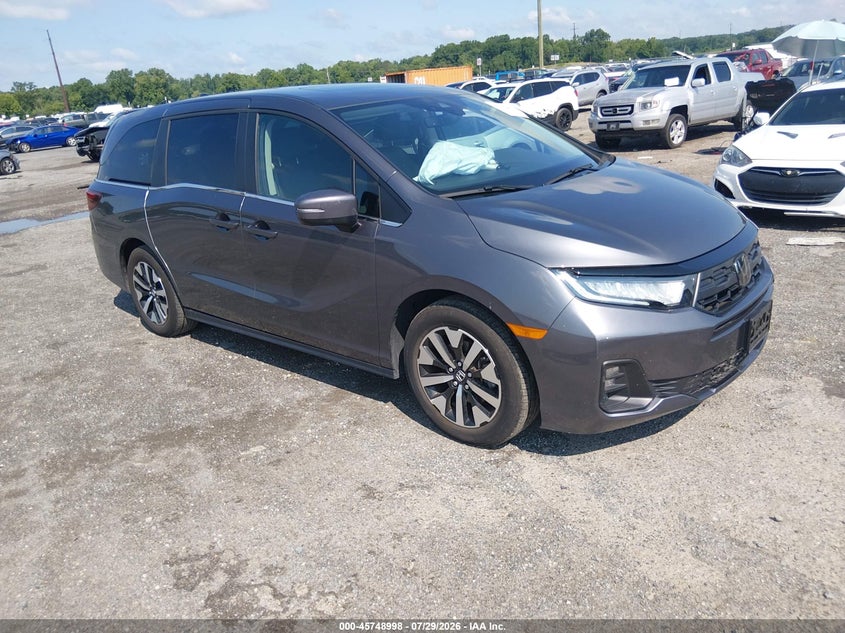 Vin: 5fnrl6h60sb039833, lot: 46247720, honda odyssey ex-l 2025 img_1