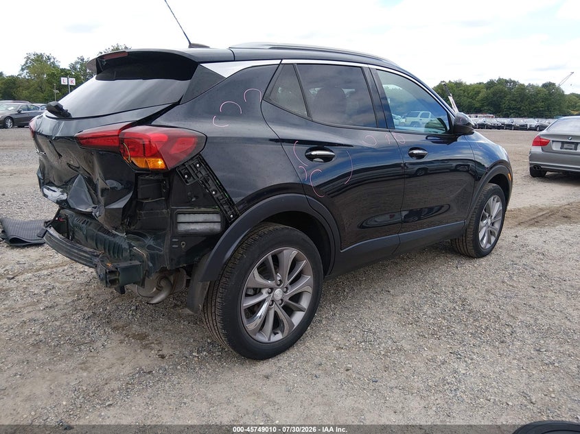 Vin: kl4mmgsl9mb127727, lot: 46247732, buick encore gx awd essence 20214