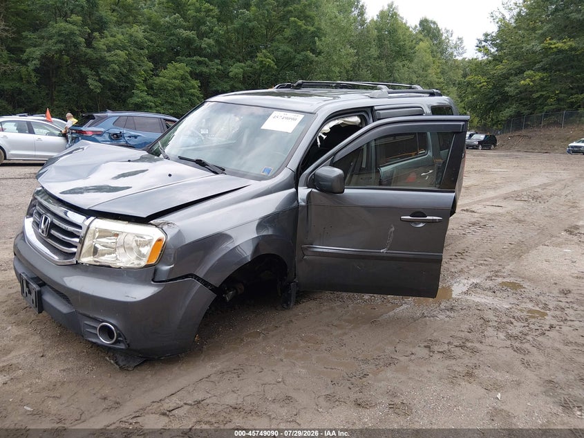 Vin: 5fnyf4h58db029634, lot: 46247812, honda pilot ex-l 20132