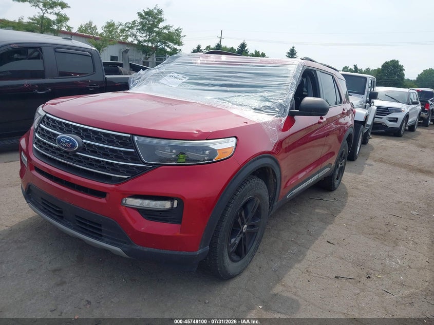 Vin: 1fmsk8dh6mga39086, lot: 46247822, ford explorer xlt 20212