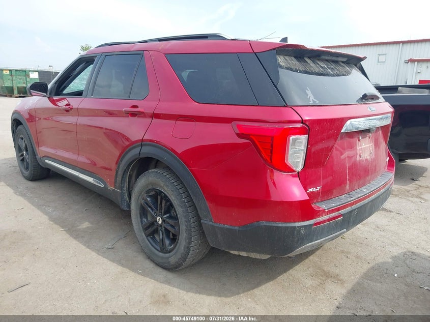 Vin: 1fmsk8dh6mga39086, lot: 46247822, ford explorer xlt 20213