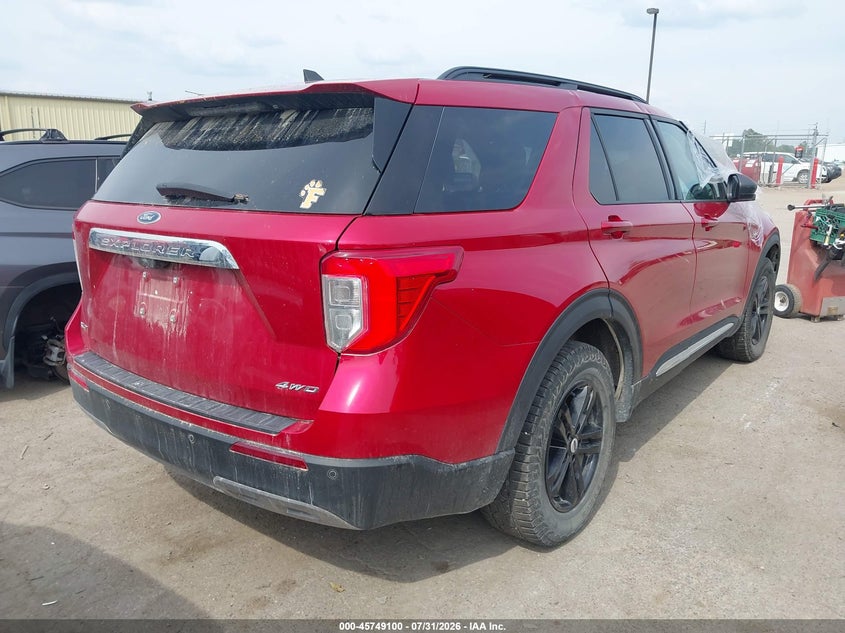 Vin: 1fmsk8dh6mga39086, lot: 46247822, ford explorer xlt 20214