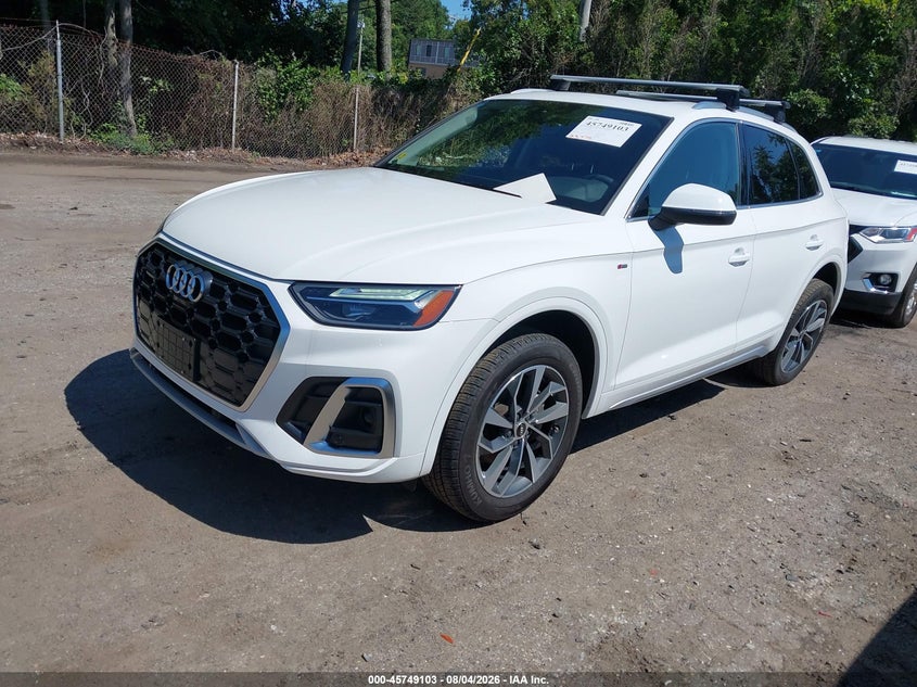 Vin: wa1eaafy7p2088561, lot: 46247825, audi q5 premium plus 45 tfsi s line quattro 20232