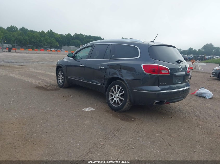 Vin: 5gakvbkd6ej304765, lot: 46247837, buick enclave leather 20143