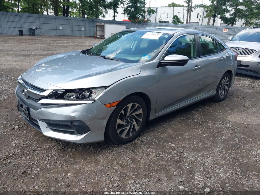 2016 Honda Civic, Front End, IAAI, VIN 2HGFC2F73GH577212 — photo 2