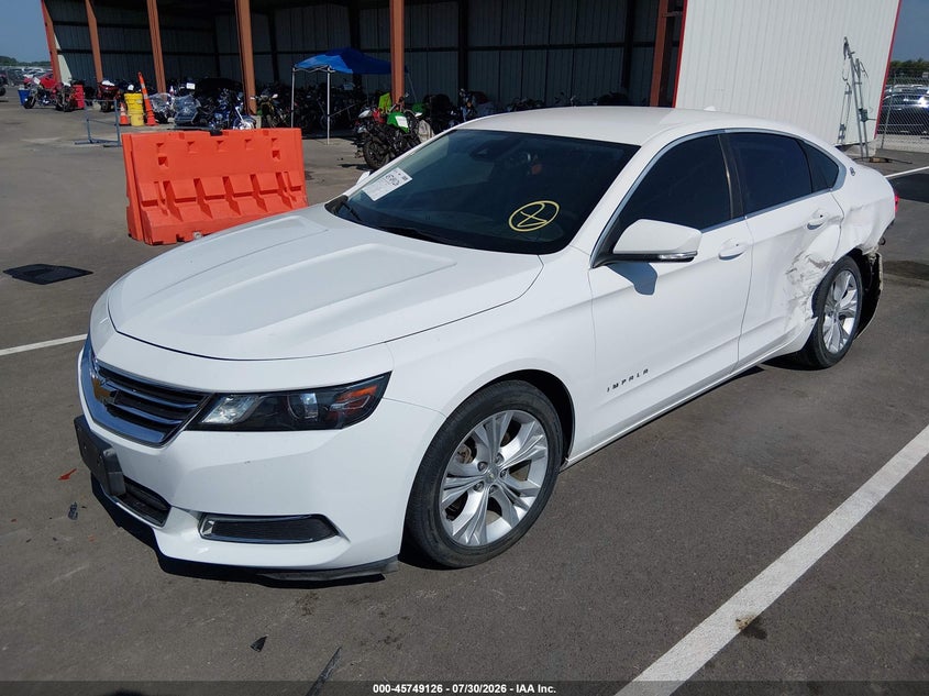 Vin: 2g1115slxe9111120, lot: 46247848, chevrolet impala 1lt 20142
