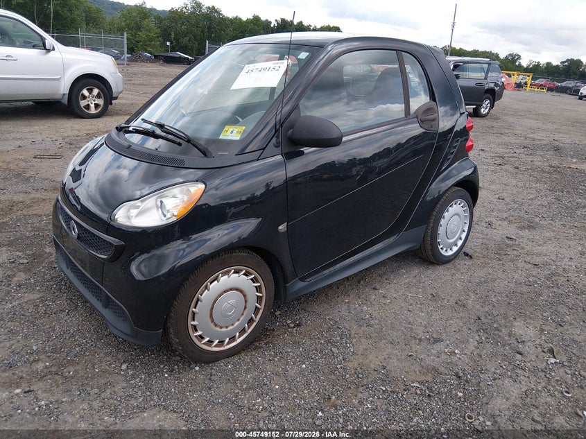 2015 Smart Fortwo, Обычный износ, IAAI, VIN WMEEJ3BA6FK820513 — фото 2
