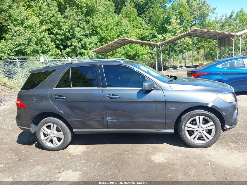 MERCEDES-BENZ ML 350 BLUETEC 2012 VIN 4JGDA2EB3CA037591