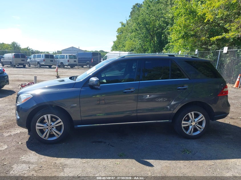 MERCEDES-BENZ ML 350 BLUETEC 2012 VIN 4JGDA2EB3CA037591