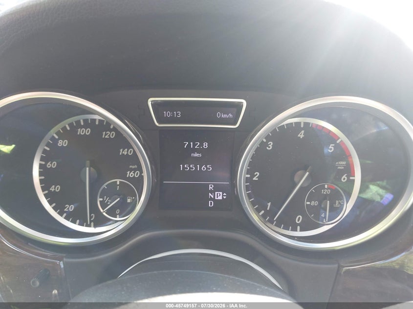 MERCEDES-BENZ ML 350 BLUETEC 2012 VIN 4JGDA2EB3CA037591