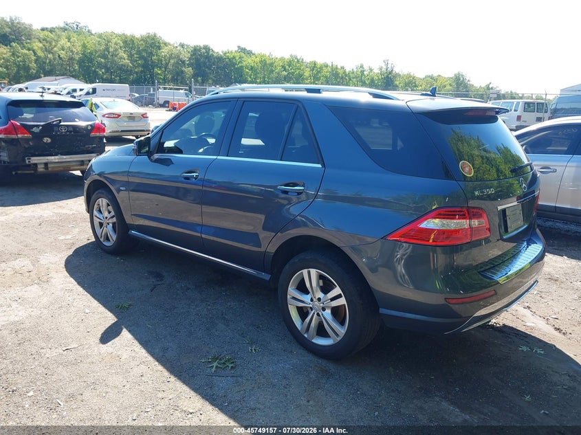 2012 MERCEDES-BENZ ML 350 BLUETEC — zdjęcie 3