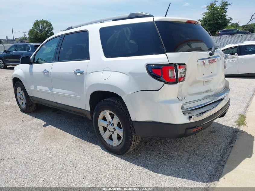 Vin: 1gkkrned4gj316095, lot: 46247918, gmc acadia sle-1 20163