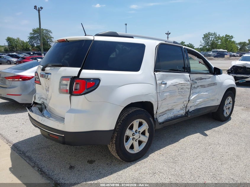 Vin: 1gkkrned4gj316095, lot: 46247918, gmc acadia sle-1 20164