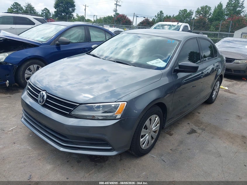 Vin: 3vw2k7ajxfm255230, lot: 46247927, volkswagen jetta 2.0l s 20152