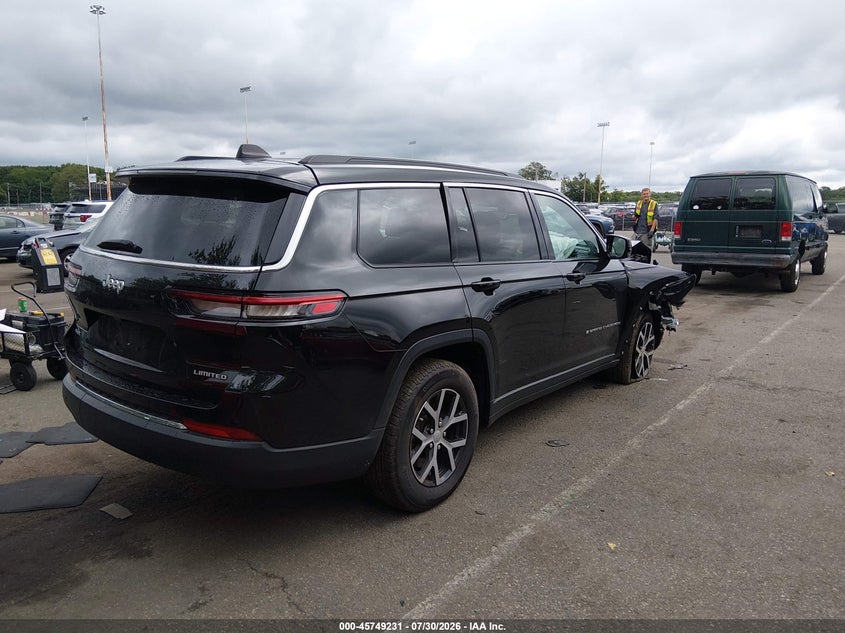 Vin: 1c4rjkbg1r8609543, lot: 46247952, jeep grand cherokee l limited 4x4 20244