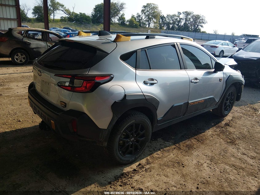 Vin: 4s4guhu64s3700519, lot: 46247958, subaru crosstrek wilderness 20254