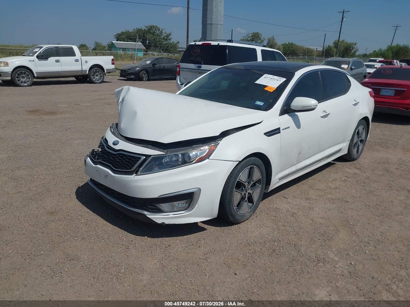 Vin: knagm4ad7d5047317, lot: 46247964, kia optima hybrid ex 20132