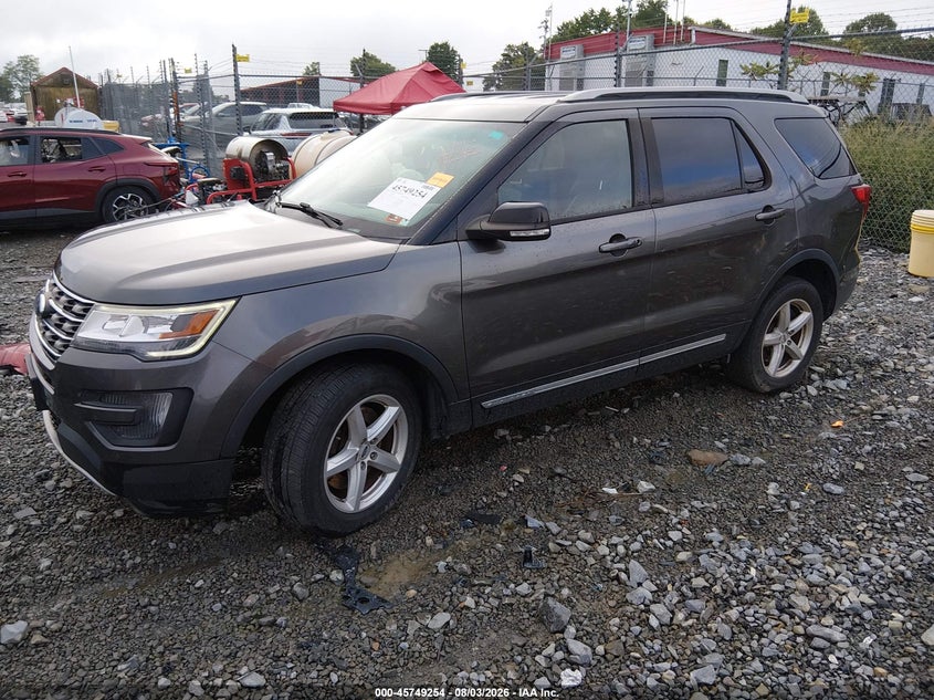 Vin: 1fm5k8d88gga11808, lot: 46247976, ford explorer xlt 20162