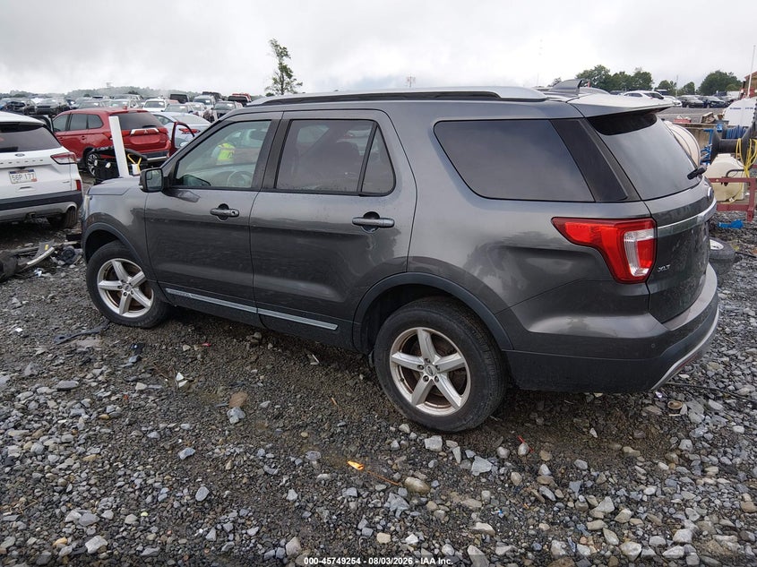 Vin: 1fm5k8d88gga11808, lot: 46247976, ford explorer xlt 20163
