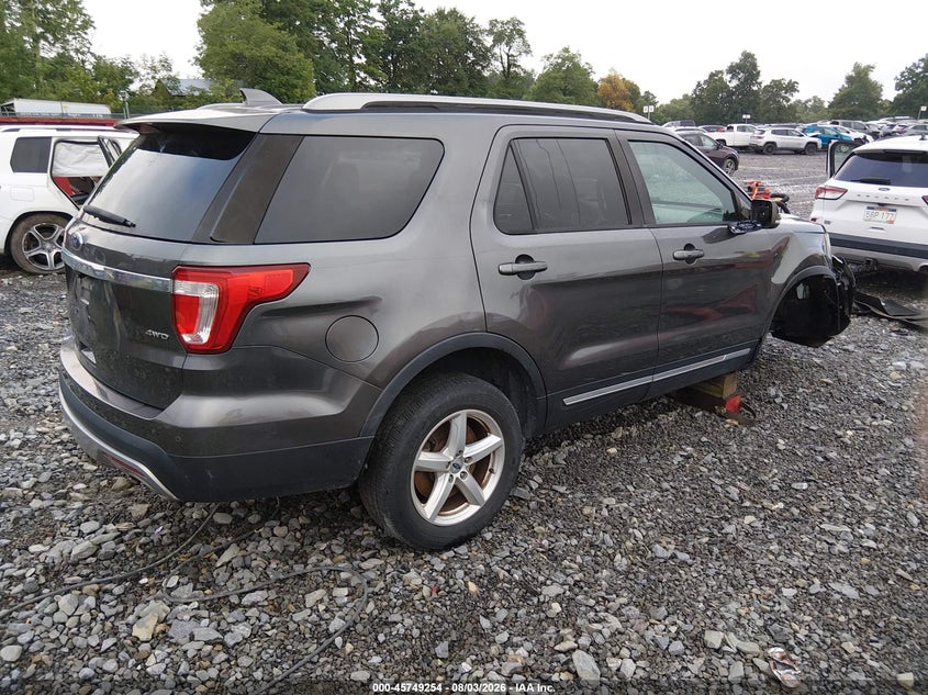 Vin: 1fm5k8d88gga11808, lot: 46247976, ford explorer xlt 20164