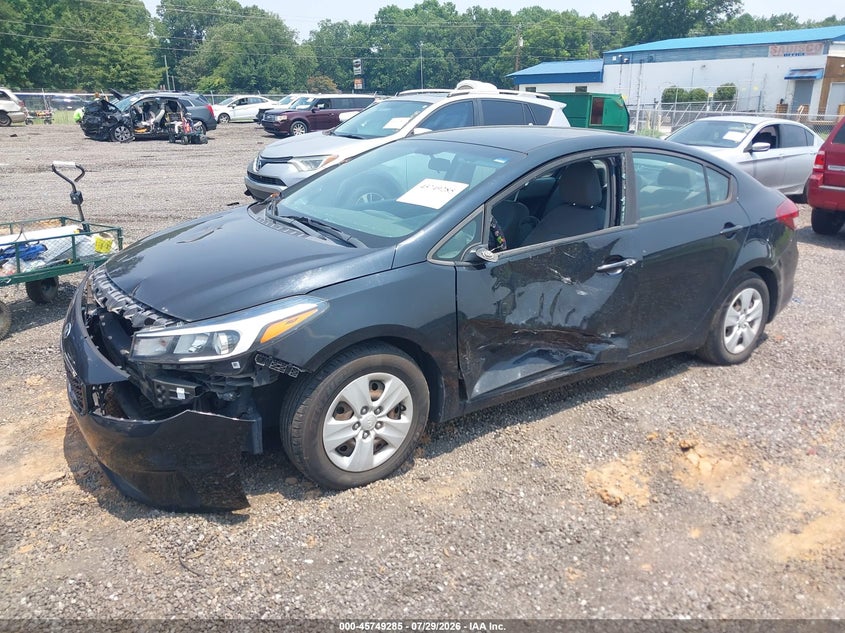 Vin: 3kpfk4a76he132836, lot: 46248007, kia forte lx 20172