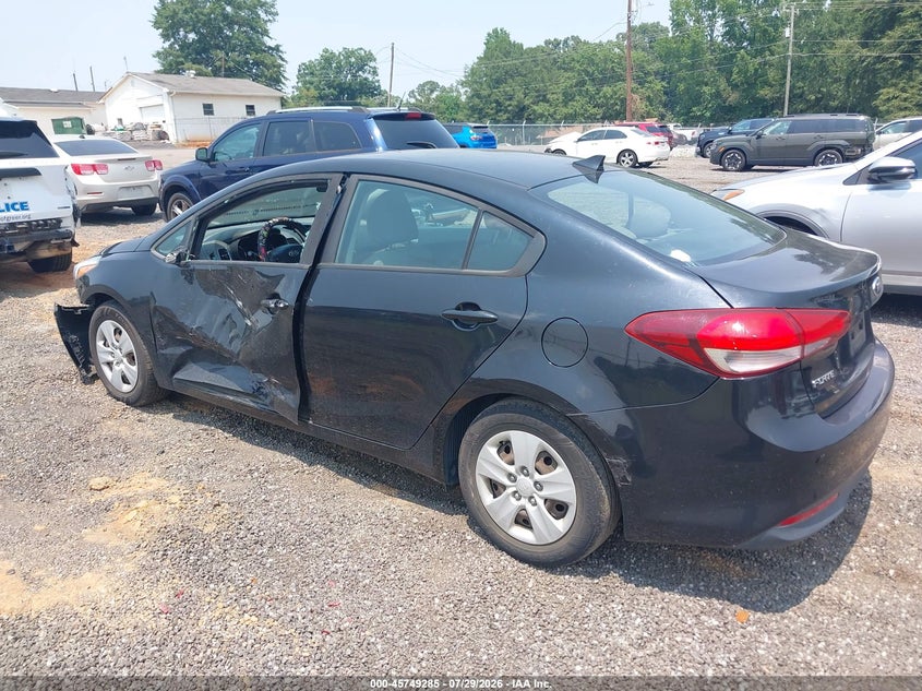 Vin: 3kpfk4a76he132836, lot: 46248007, kia forte lx 20173