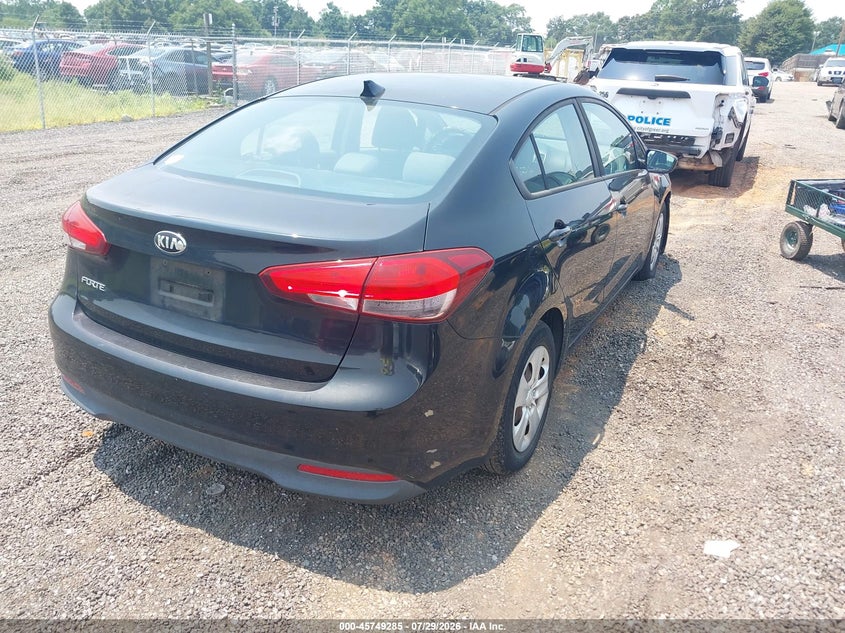 Vin: 3kpfk4a76he132836, lot: 46248007, kia forte lx 20174