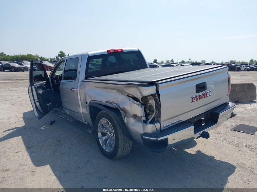 Vin: 3gtu2nec8hg480064, lot: 46248016, gmc sierra 1500 slt 20173