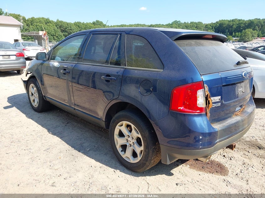 Vin: 2fmdk4jc4cba30726, lot: 46248033, ford edge sel 20123