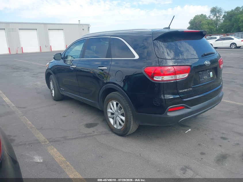 Vin: 5xypgda56gg132230, lot: 46248040, kia sorento 3.3l lx 20163