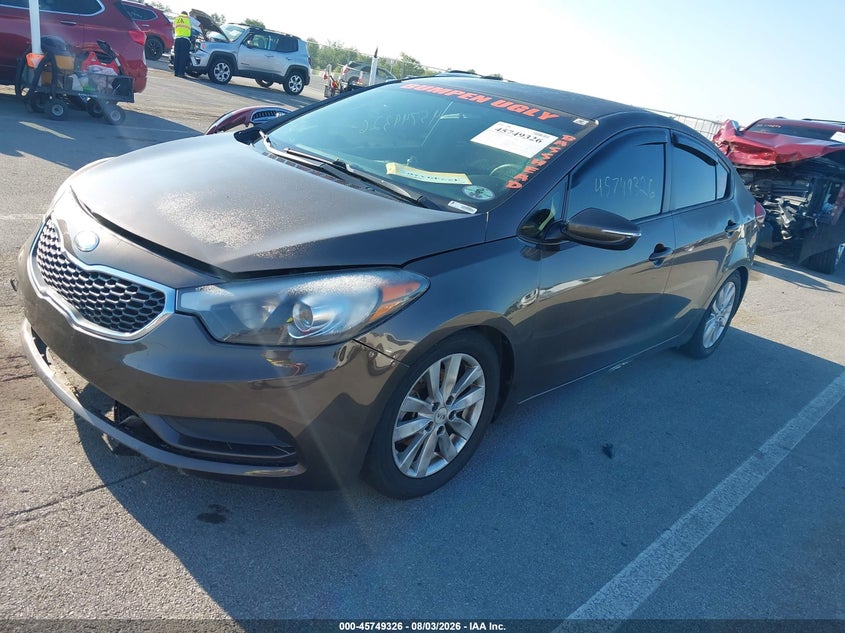 Vin: knafx4a63e5063441, lot: 46248048, kia forte lx 20142