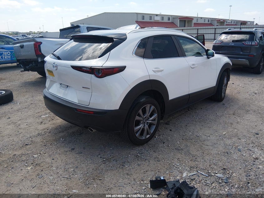 Vin: 3mvdmbcm0sm776272, lot: 46248062, mazda cx-30 2.5 s preferred package 20254