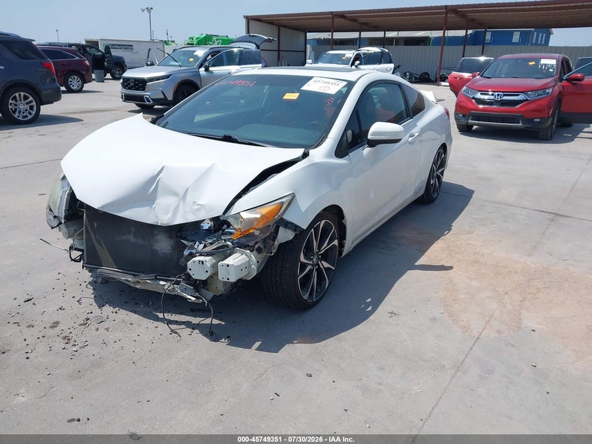 Vin: 2hgfg4a53fh705257, lot: 46248073, honda civic si 20152