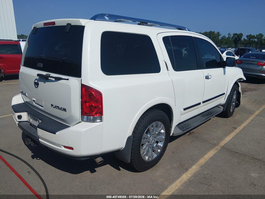 Vin: 5n1aa0nexfn614907, lot: 46248077, nissan armada platinum 20154