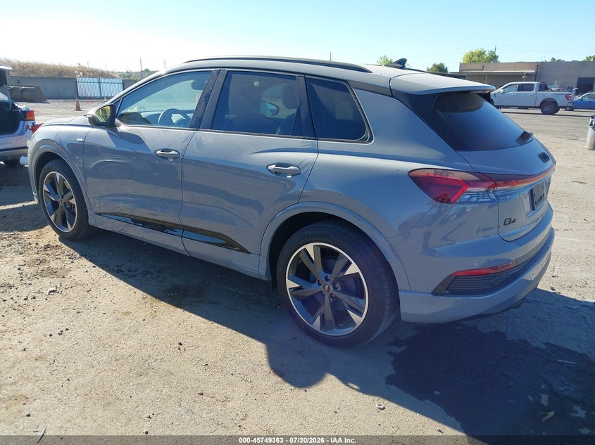 Vin: wa1lubfz1sp029367, lot: 46248085, audi q4 e-tron premium plus 55 quattro 20253