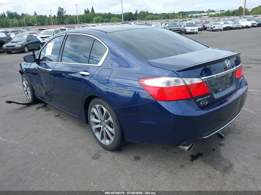 Vin: 1hgcr2f57fa251071, lot: 46248101, honda accord sport 20153