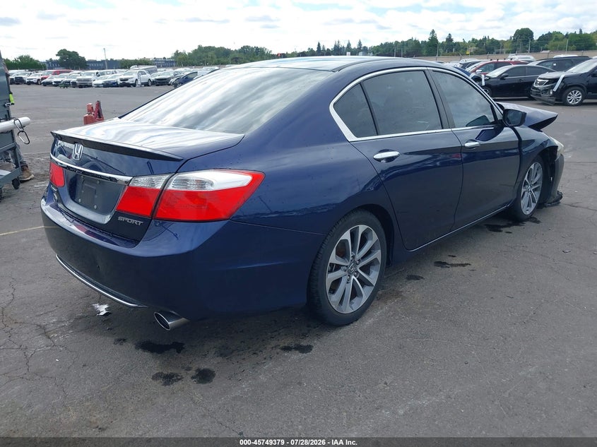 Vin: 1hgcr2f57fa251071, lot: 46248101, honda accord sport 20154