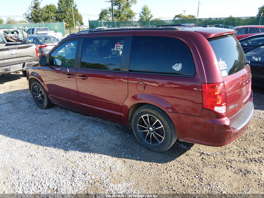 Vin: 2c4rdgeg6hr694172, lot: 46248103, dodge grand caravan gt 20173