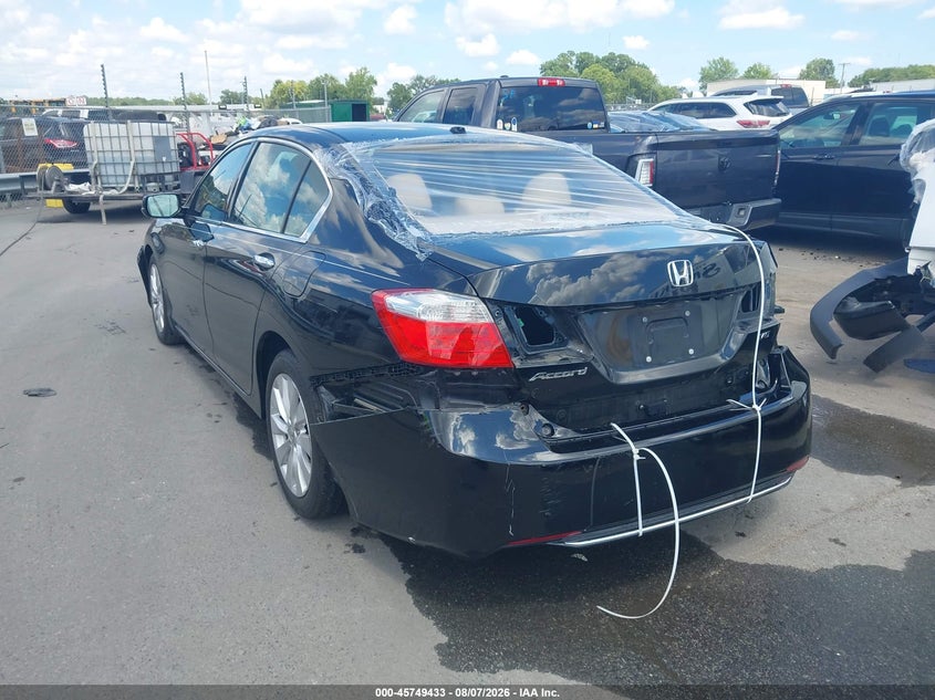 Vin: 1hgcr3f87ea003448, lot: 46248155, honda accord ex-l v-6 20143