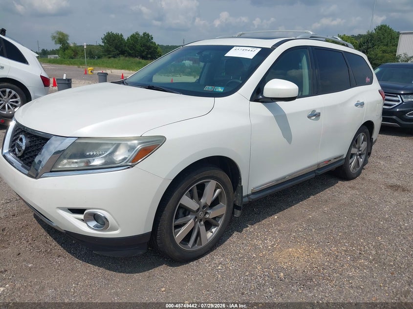 Vin: 5n1ar2mm0fc605464, lot: 46248164, nissan pathfinder platinum 20152