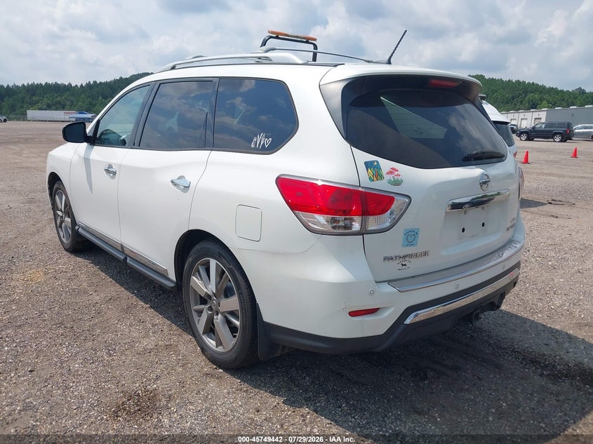 Vin: 5n1ar2mm0fc605464, lot: 46248164, nissan pathfinder platinum 20153