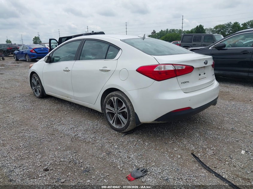 Vin: knafz4a89g5551226, lot: 46248169, kia forte ex 20163