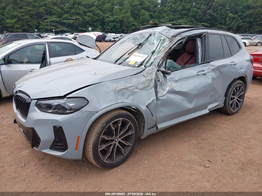 Vin: 5ux43dp0xn9n17457, lot: 46248175, bmw x3 sdrive30i 20222