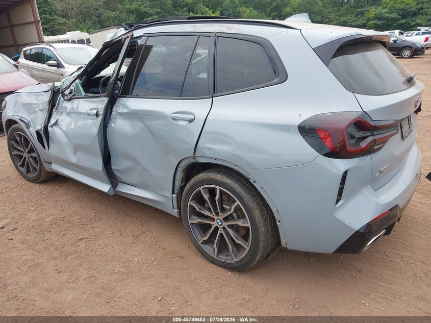 Vin: 5ux43dp0xn9n17457, lot: 46248175, bmw x3 sdrive30i 20223