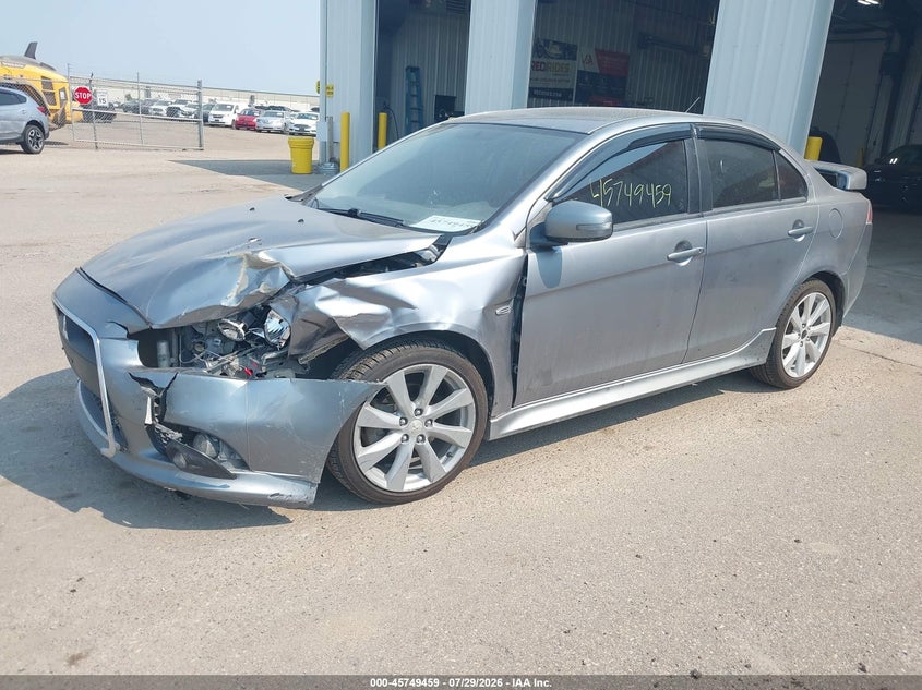 Vin: ja32u8fw2fu026249, lot: 46248181, mitsubishi lancer gt 20152