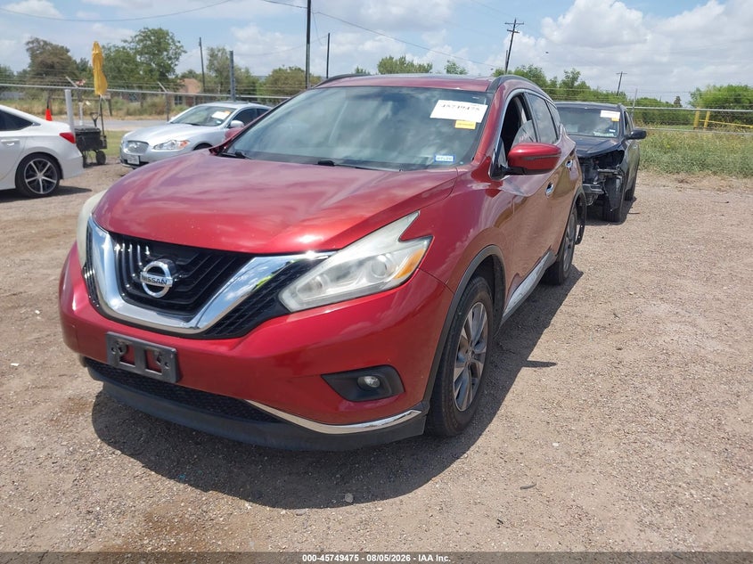 Vin: 5n1az2mg7hn129814, lot: 46248197, nissan murano sv 20172