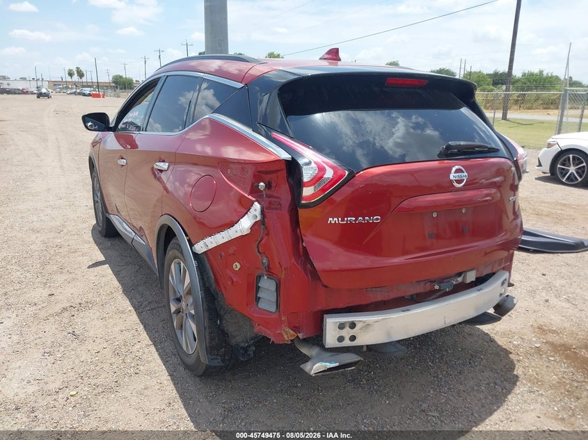 Vin: 5n1az2mg7hn129814, lot: 46248197, nissan murano sv 20173