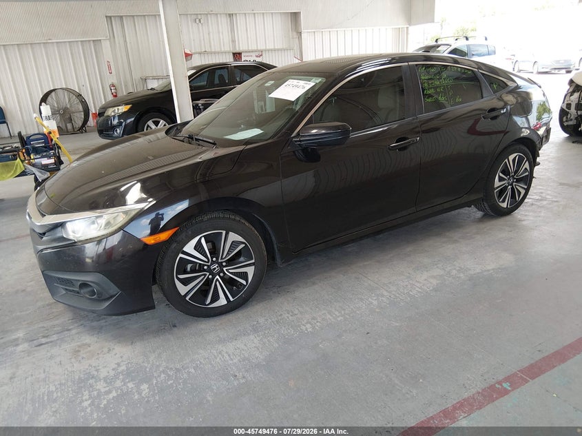 Vin: 2hgfc1f73gh652663, lot: 46248198, honda civic ex-l 20162